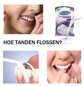 hoe tanden flossen